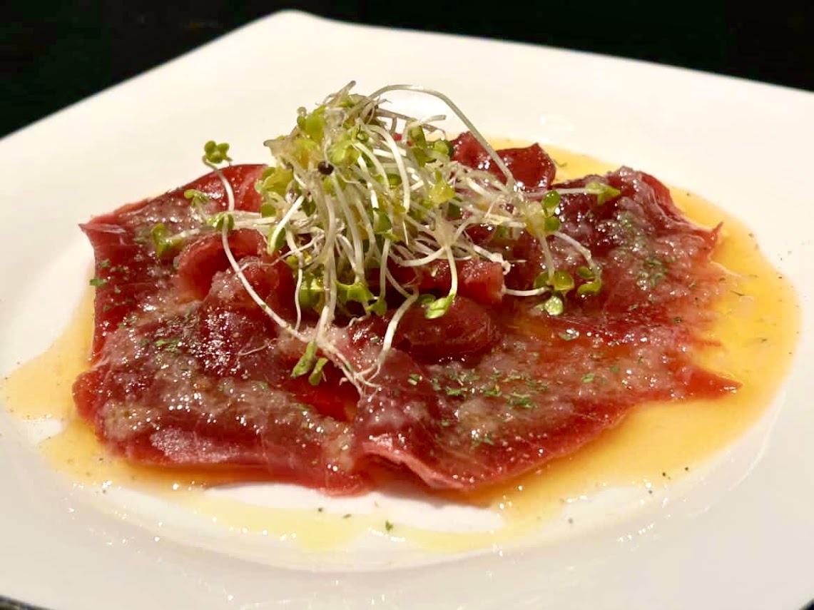 Tuna carpaccio