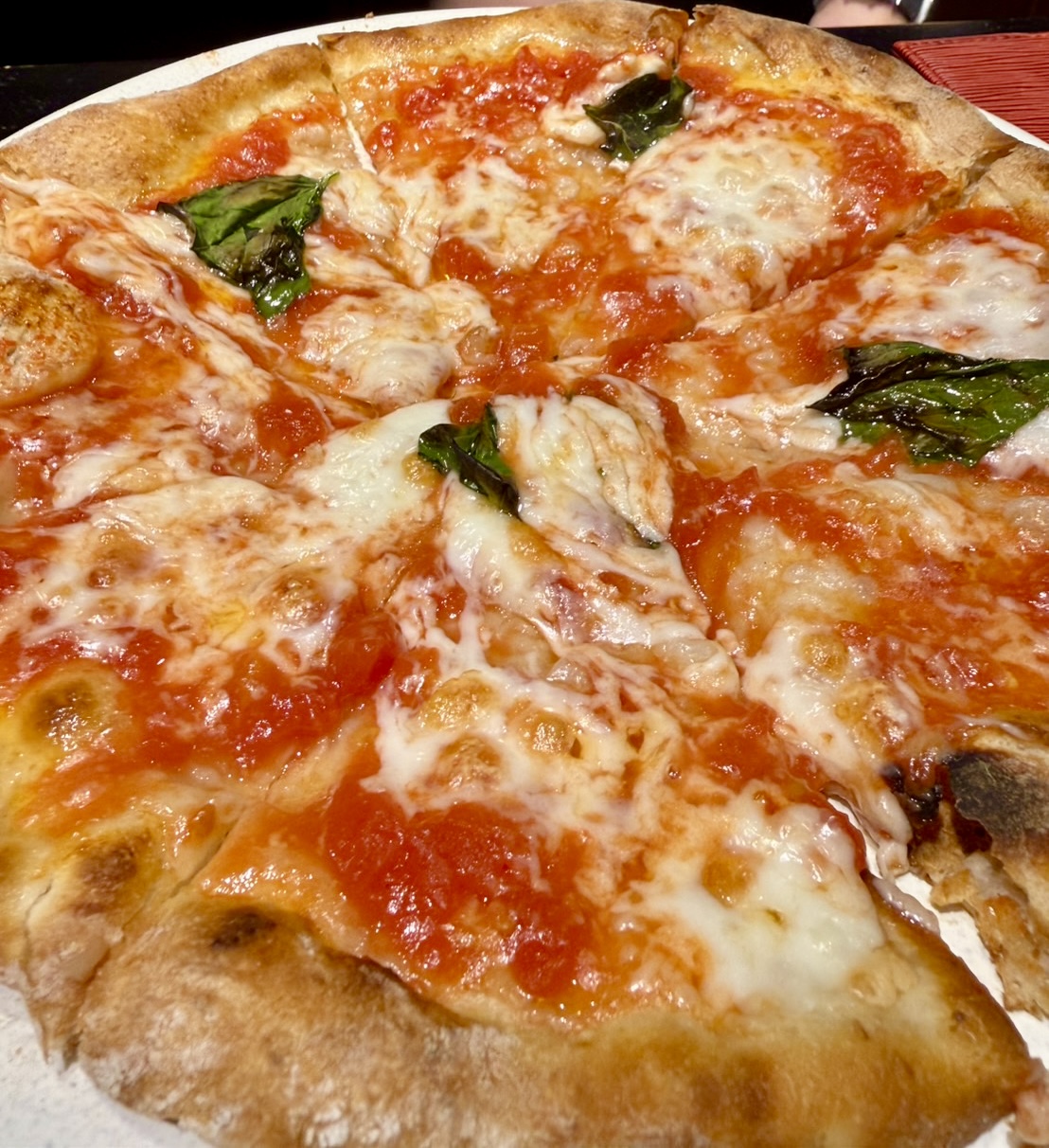 Margherita pizza